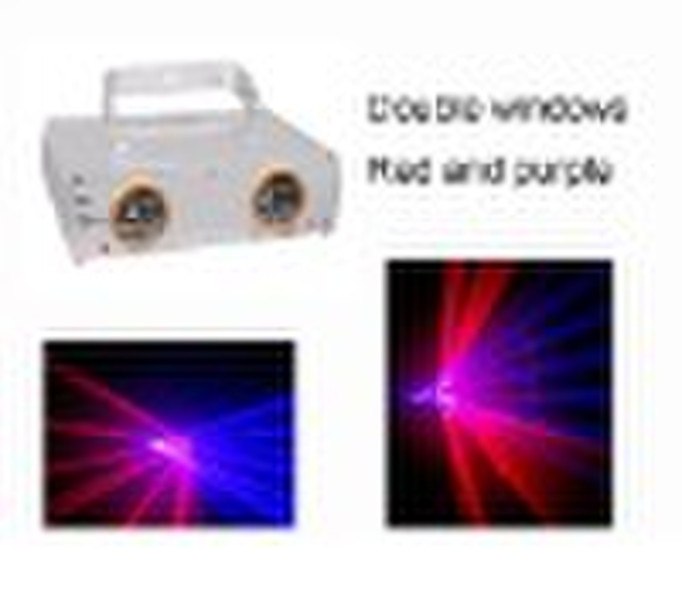 Double windows laser show