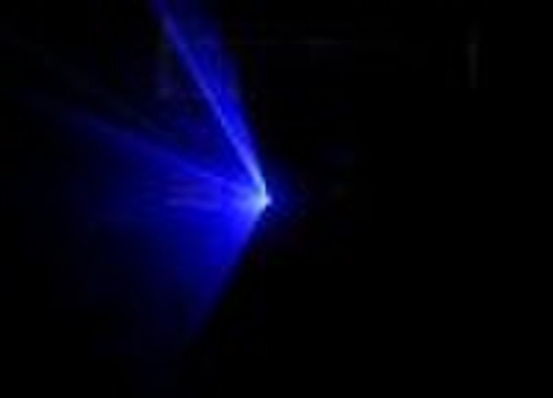 Blue laser beam show system