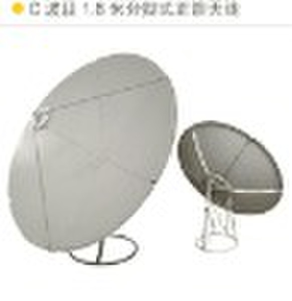 C wave band satellite dish antenna