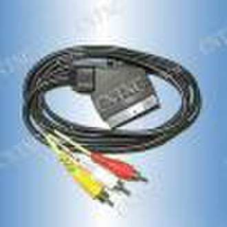 Scart Plug to 3RCA Plug with Cable