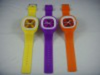 silicone wristband watch