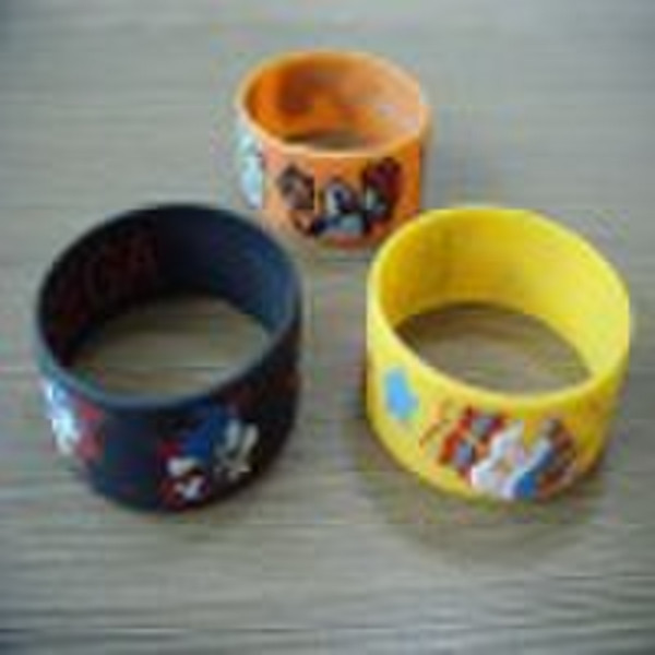 imprinted silicone wristband