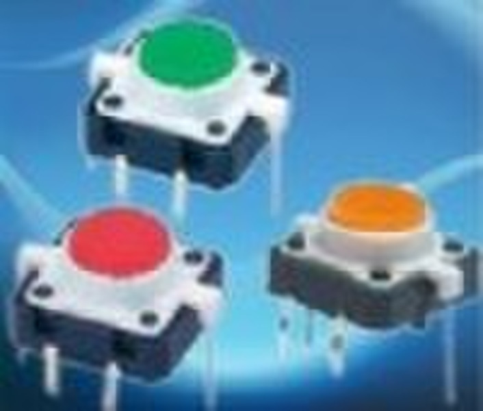 12*12mm LED light tact switch