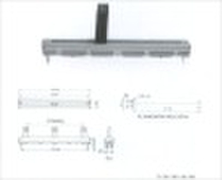 SAXX05NJAOX-HA1 Potentiometer, Schiebepotentiometer