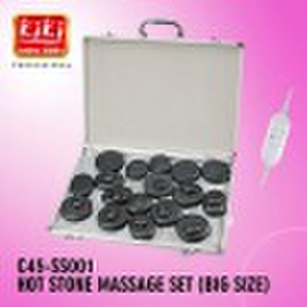 C45-SS001.Hot Massage Stone.Spa Stone Set