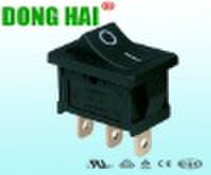 miniature rocker switch (MRS-102-1310 BK/BK)