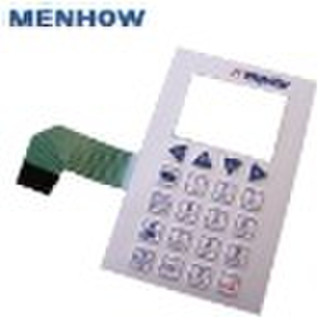 membrane switch with aluminum plate