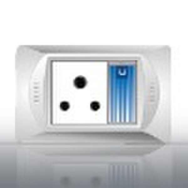 UAA-120 series 15A three-pin round socket, switch