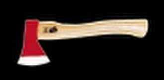 AXE WITH WOODEN HANDLE