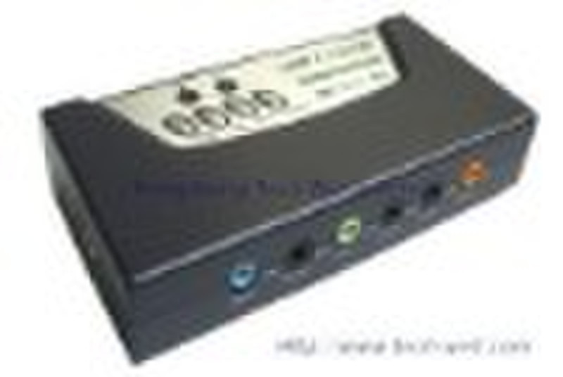 3D 7.1 Аудио 8-канальный звуковой ящик USB 2.0