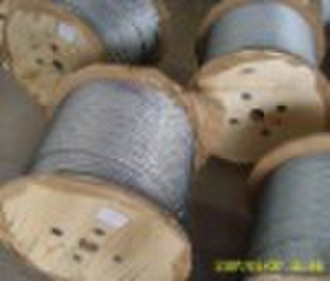 galvanized steel wire rope6*24+7fc