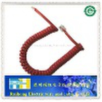 telephone coil cable 2C 6*0.10 red 2C/4C/6C/8C