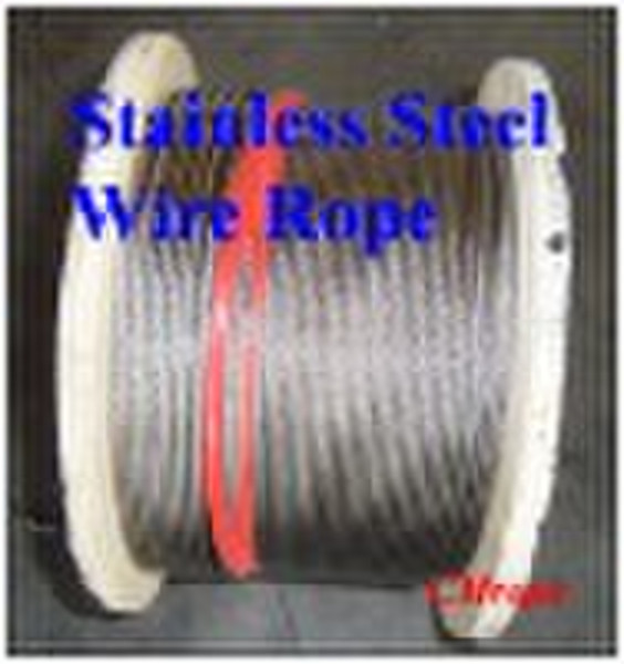 Stainless steel wire rope (AIS304 & AIS316)