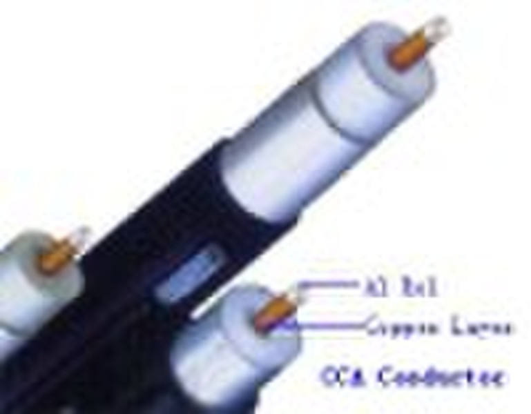 Coaxial CCA conductor