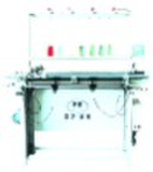 Automatic widening flat knitting machine frame