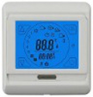 Touch screen heating thermostat