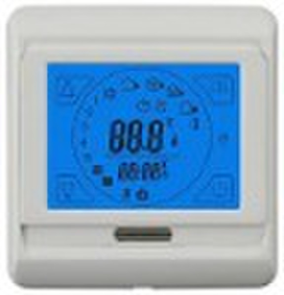 Touch screen heating thermostat