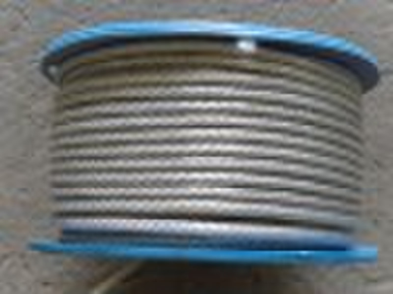 PVC coated steel wire rope