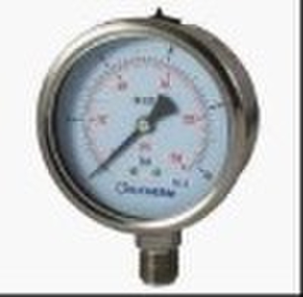 Stainless steel pressure gauge