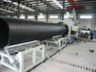 HDPE winding pipe extrusion line/machine/plant
