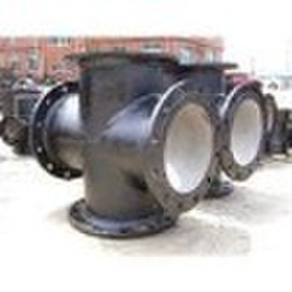 ductile iron all flanged cross