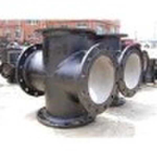 ductile iron all flanged cross