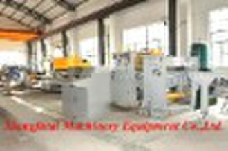 metal leveling and cross cutting machine unit