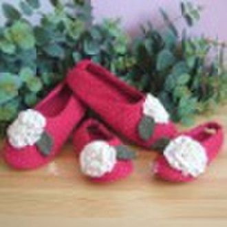 mynoonwoo  ENID FLOWER   indoor slippers home text