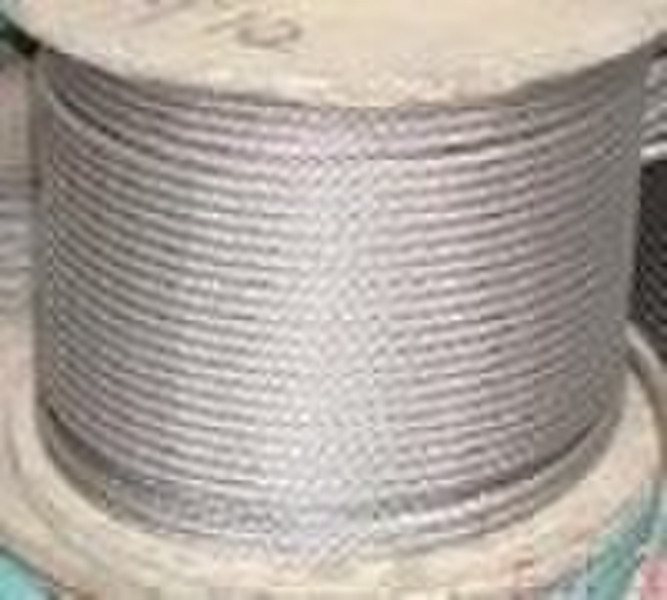 ungalvanized and galvanized steel wire rope