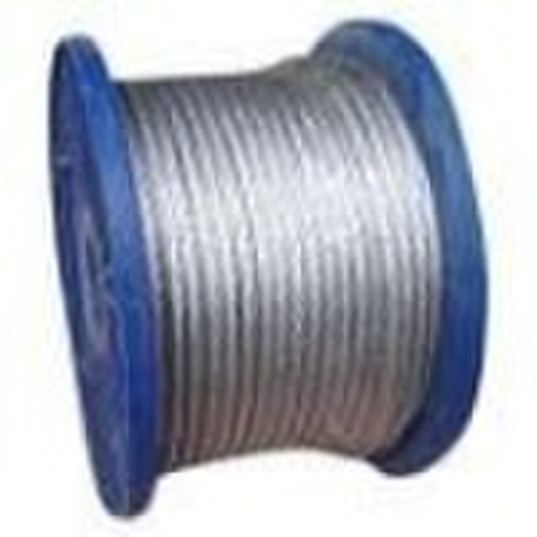 ungalvanized and Galvanized steel wire rope