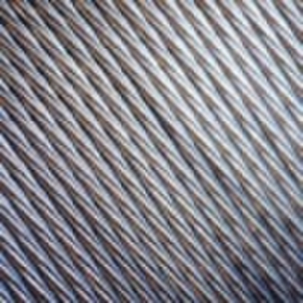 Stranded galvanized steel wire