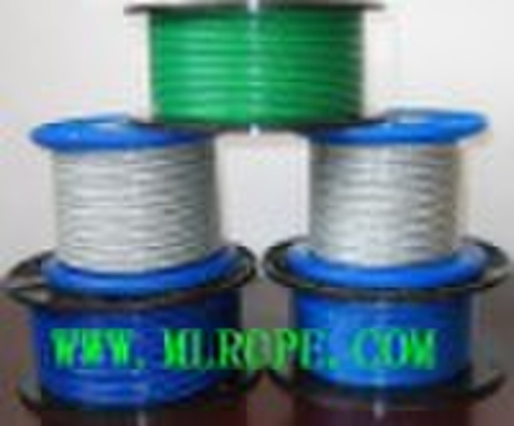 pvc coated steel wire rope