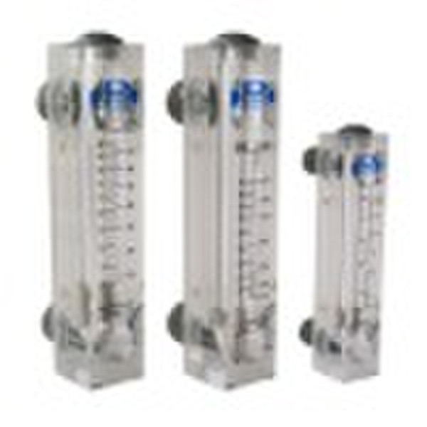 Acrylic panel mount flowmeter