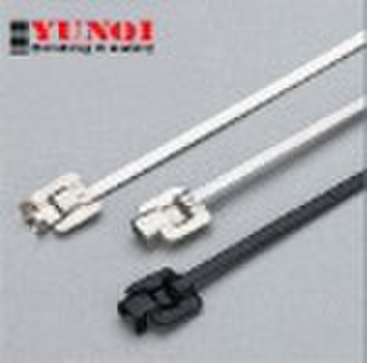 Releasable stainless steel cable tie