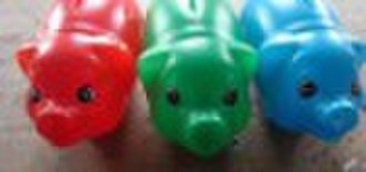 plastic piggy coin bank