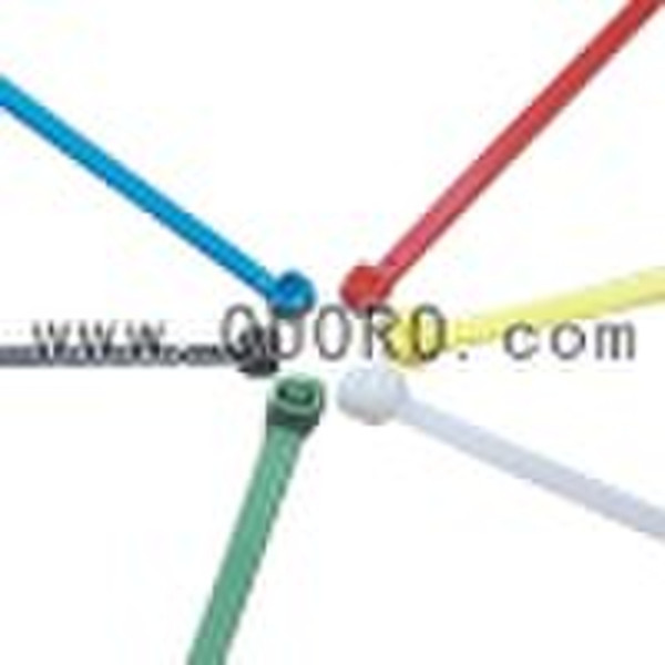 Self-locking nylon cable tie