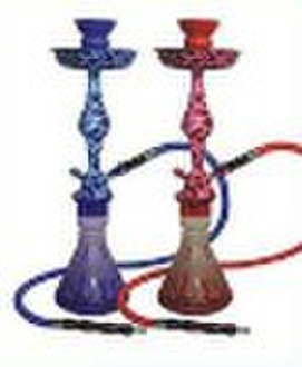 kleine shisha mit gelben Druckflasche