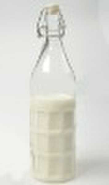 Glasflasche für Milch / Saft