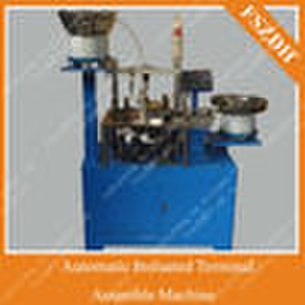 Automatic insluated  terminal assemble machine