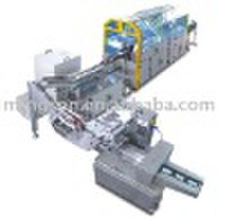 Automatic card packing line