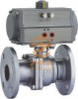 pneumatic O type ball valve