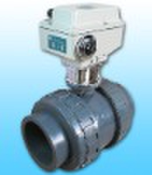 KLD1500 2-way motorized Ball Valve(upvc) for autom