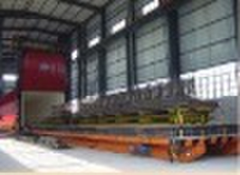 Fiber car-bottom heat-treatment furnace