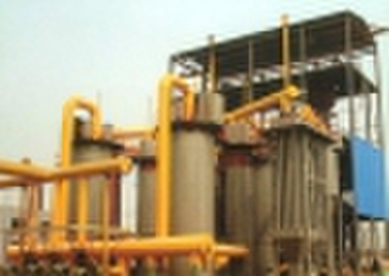 two stage coal gasifier cold gas station*