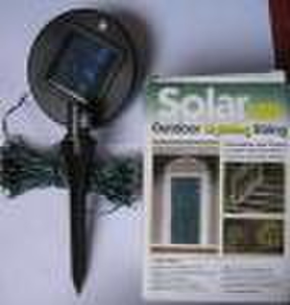 Solar LED outdoor lighting string