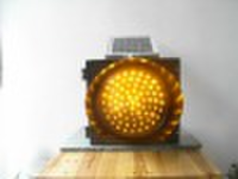 solar warning light (yellow warning light)