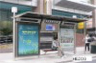 bus shelters with LCD,LED displays