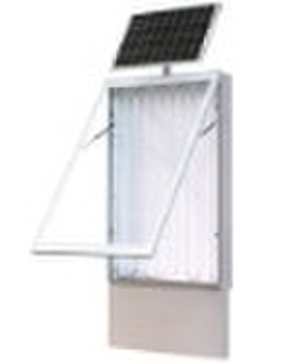 Advertising sign with solar(light box,outdoor sign