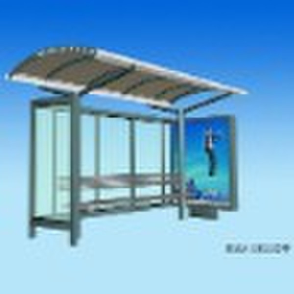 Continental bus shelter