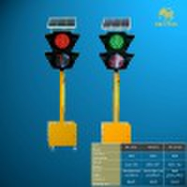 Solar traffic light(for T junction)